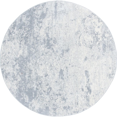 Safavieh 12 x 12 ft. Brentwood Contemporary Round Area Rug; Grey & Ivory BNT822H-12R